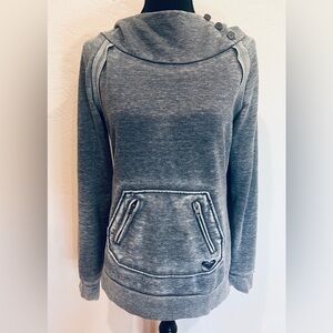 Roxy tunic neck hoodie